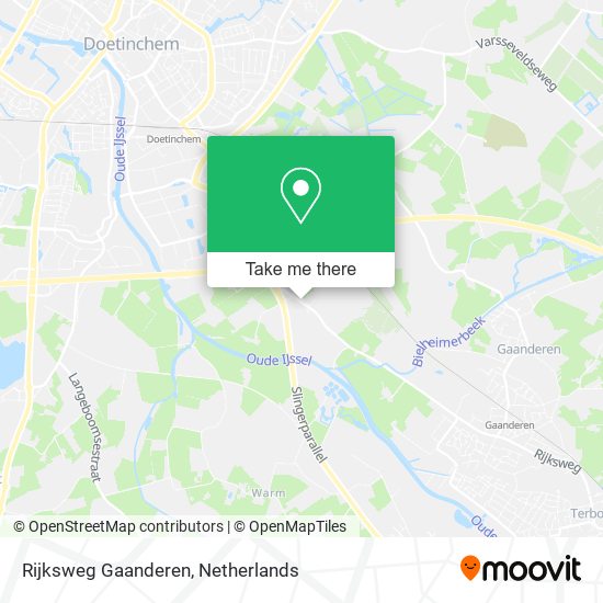 Rijksweg Gaanderen map