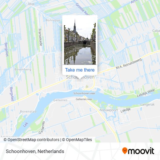 Schoonhoven map
