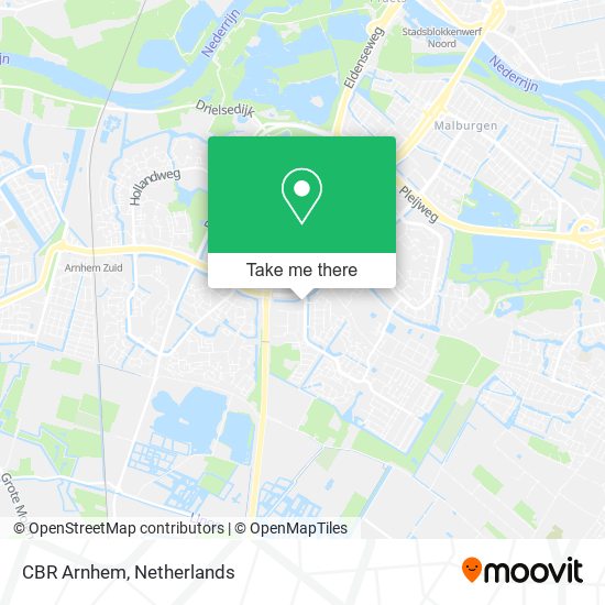 CBR Arnhem map