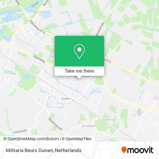 Militaria Beurs Duiven map