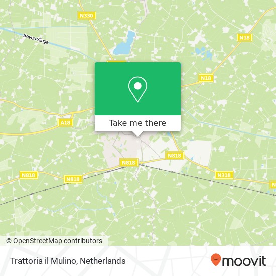 Trattoria il Mulino map