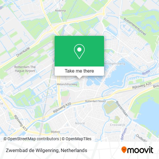 Zwembad de Wilgenring map