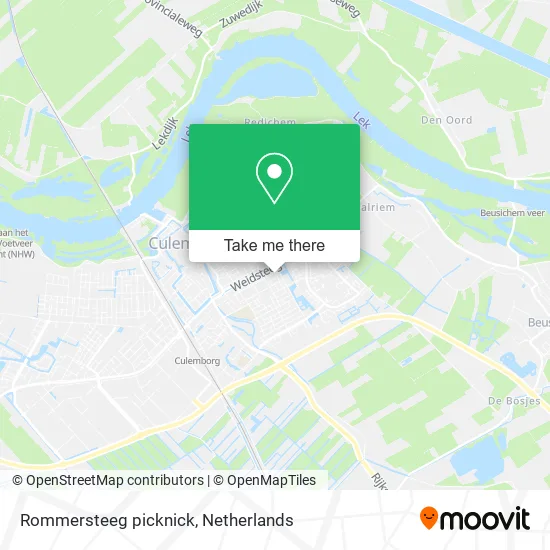 Rommersteeg picknick map