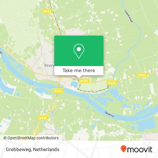 Grebbeweg map