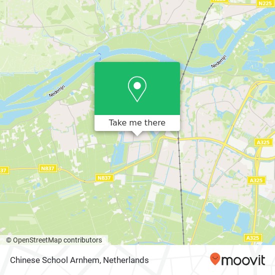 Chinese School Arnhem Karte