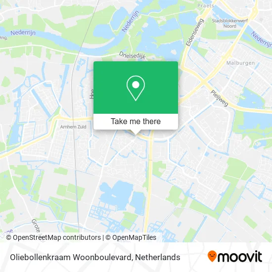 Oliebollenkraam Woonboulevard map