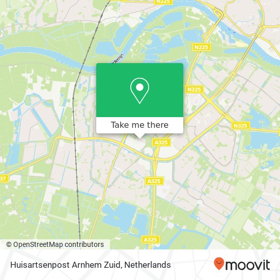 Huisartsenpost Arnhem Zuid Karte