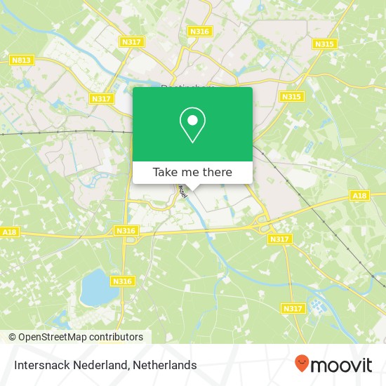 Intersnack Nederland map