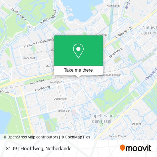 S109 | Hoofdweg map
