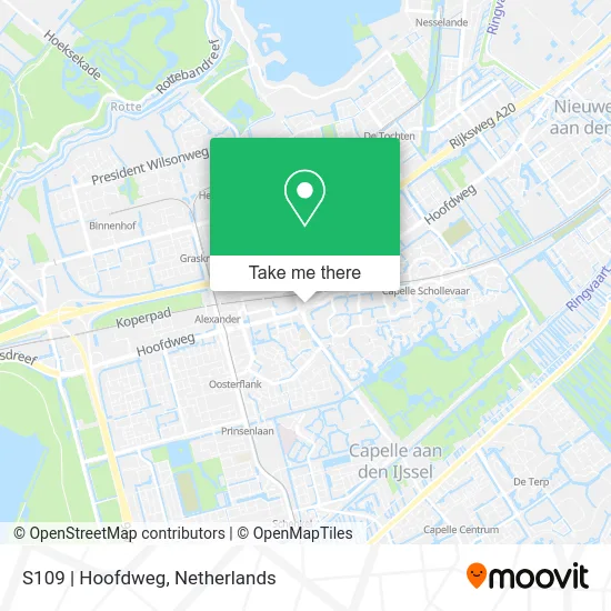 S109 | Hoofdweg map