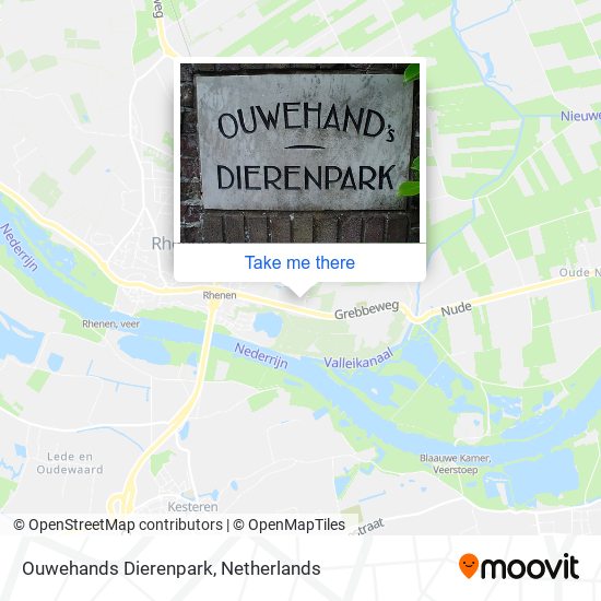 Ouwehands Dierenpark map