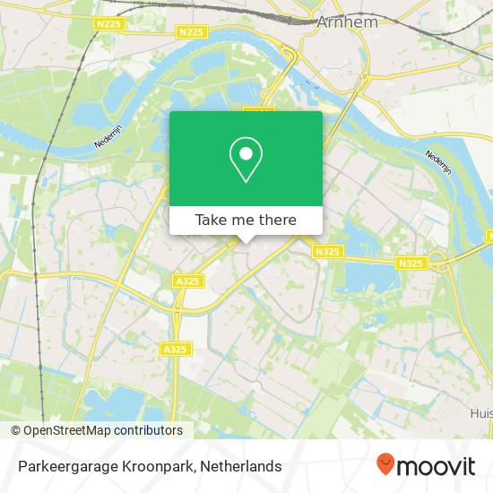 Parkeergarage Kroonpark map