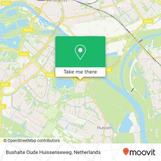 Bushalte Oude Huissenseweg map