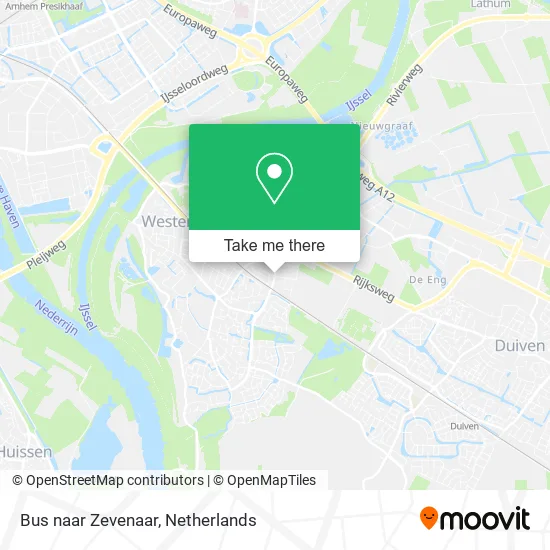 Bus naar Zevenaar map