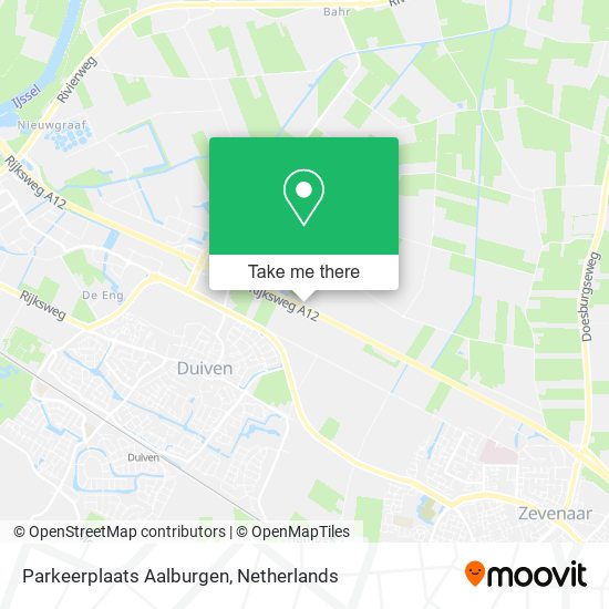 Parkeerplaats Aalburgen map