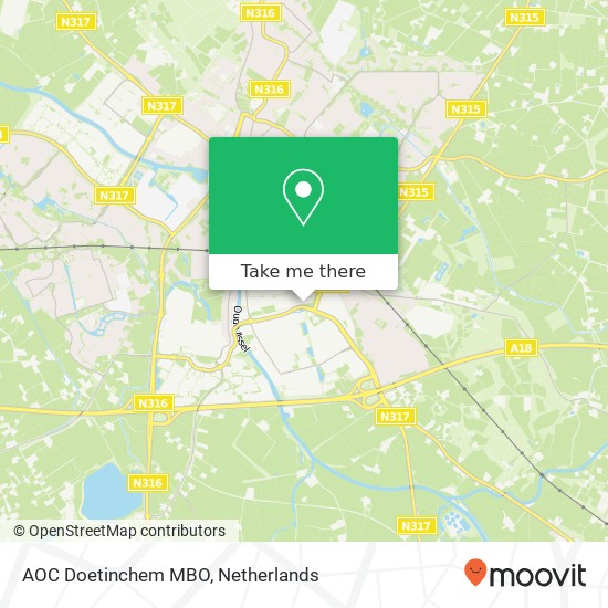 AOC Doetinchem MBO Karte