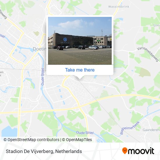 Stadion De Vijverberg Karte