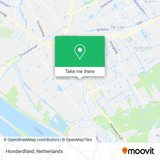 Honderdland map