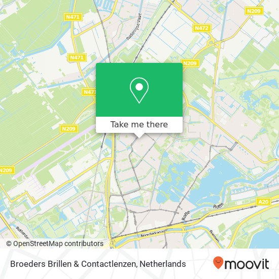 Broeders Brillen & Contactlenzen map