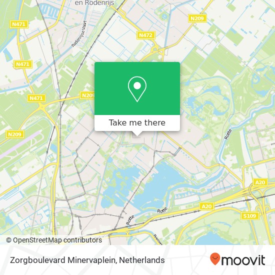 Zorgboulevard Minervaplein Karte