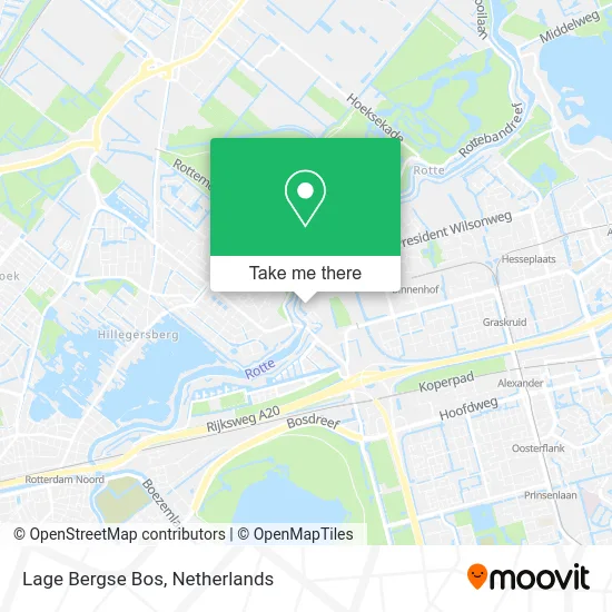 Lage Bergse Bos map