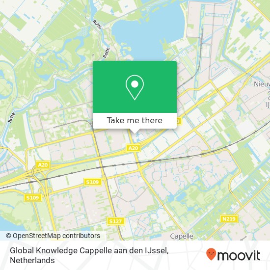 Global Knowledge Cappelle aan den IJssel Karte