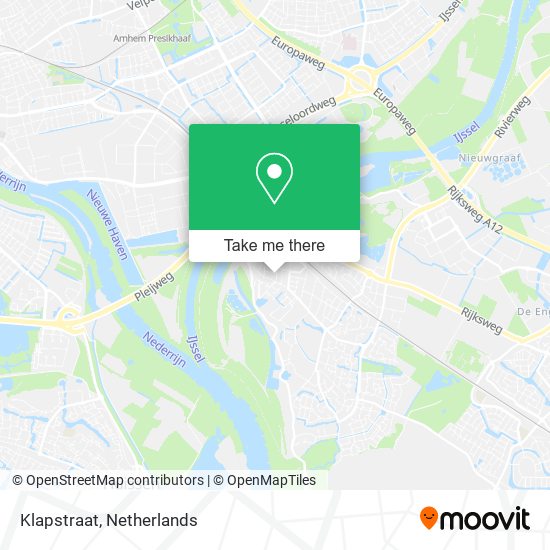 Klapstraat Karte