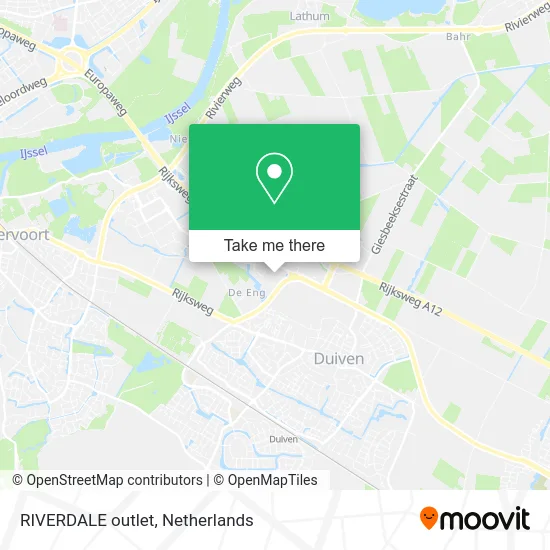 RIVERDALE outlet Karte