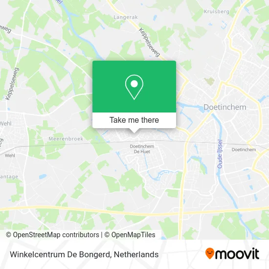 Winkelcentrum De Bongerd map