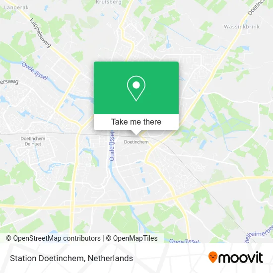 Station Doetinchem map