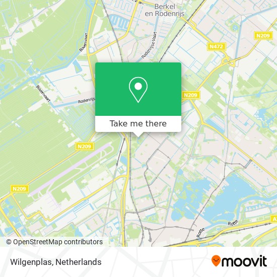 Wilgenplas map