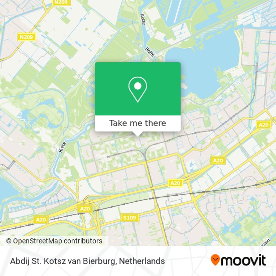 Abdij St. Kotsz van Bierburg map