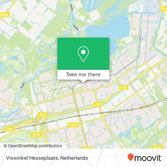 Viswinkel Hesseplaats map