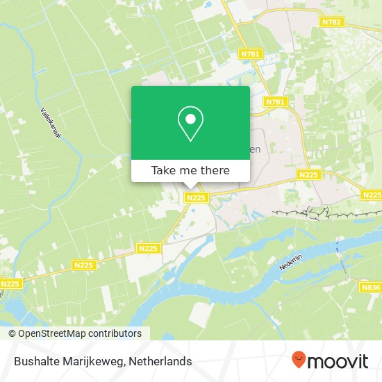 Bushalte Marijkeweg map