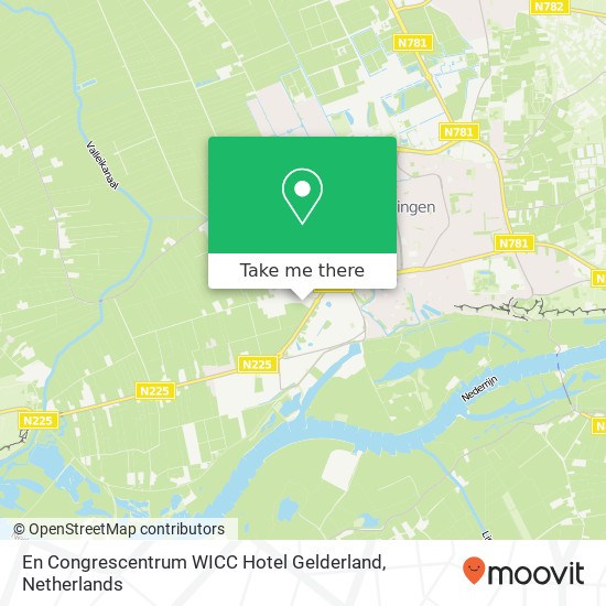 En Congrescentrum WICC Hotel Gelderland map