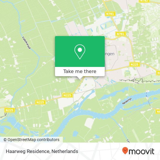 Haarweg Residence map