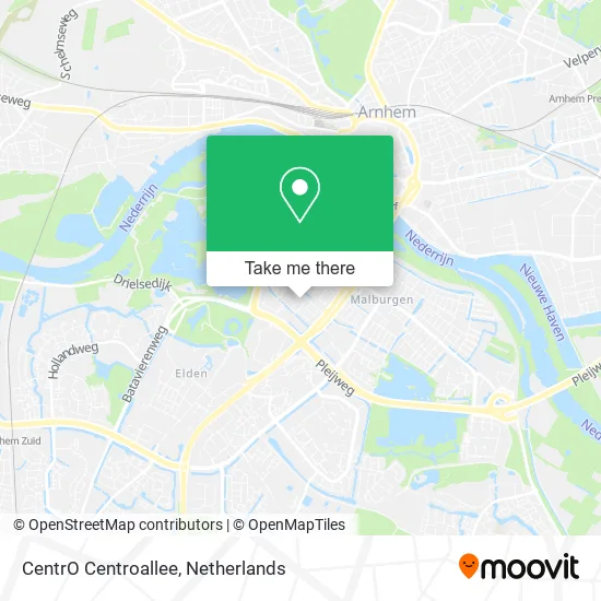 CentrO Centroallee map