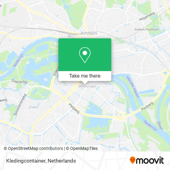 Kledingcontainer Karte