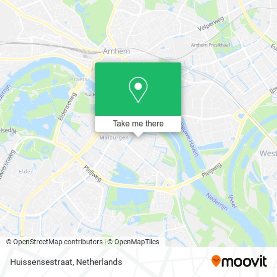 Huissensestraat map