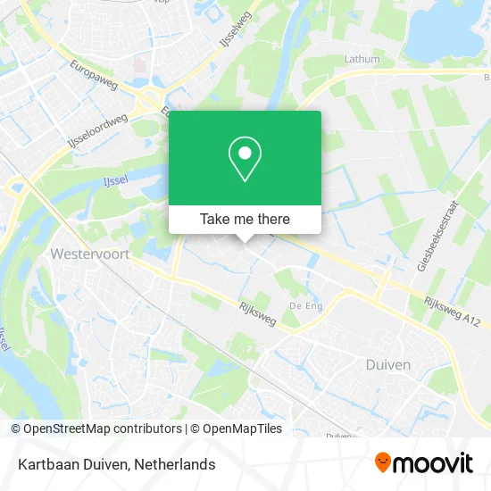 Kartbaan Duiven map