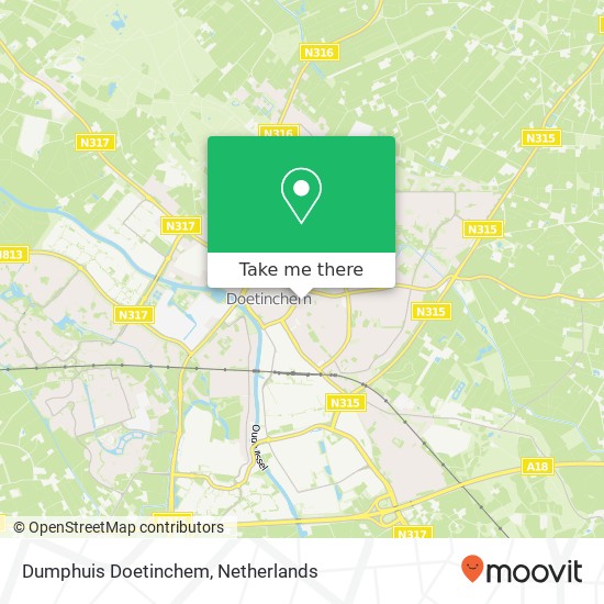 Dumphuis Doetinchem map