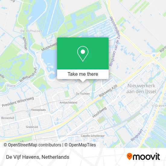 De Vijf Havens map