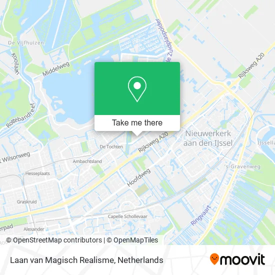 Laan van Magisch Realisme map
