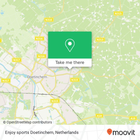 Enjoy sports Doetinchem map