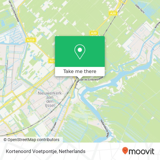 Kortenoord Voetpontje map