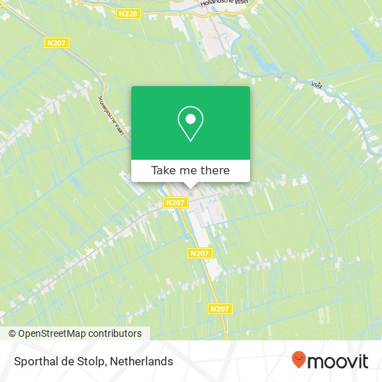 Sporthal de Stolp map
