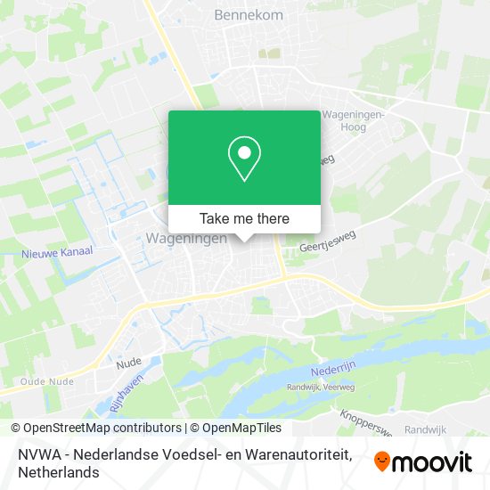 NVWA - Nederlandse Voedsel- en Warenautoriteit Karte