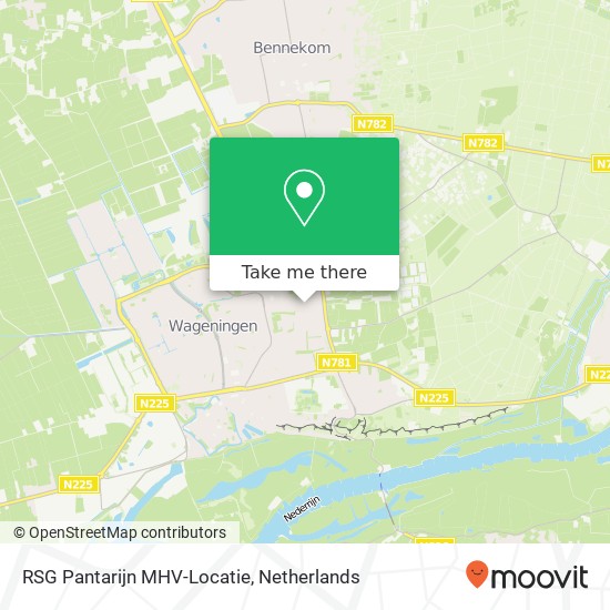 RSG Pantarijn MHV-Locatie map