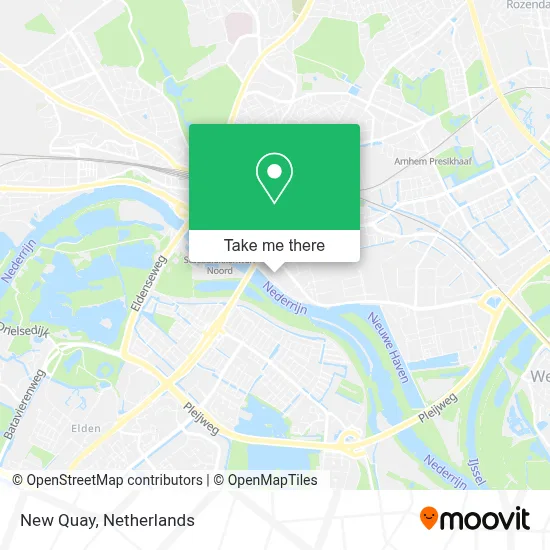 Nieuwe Kade map