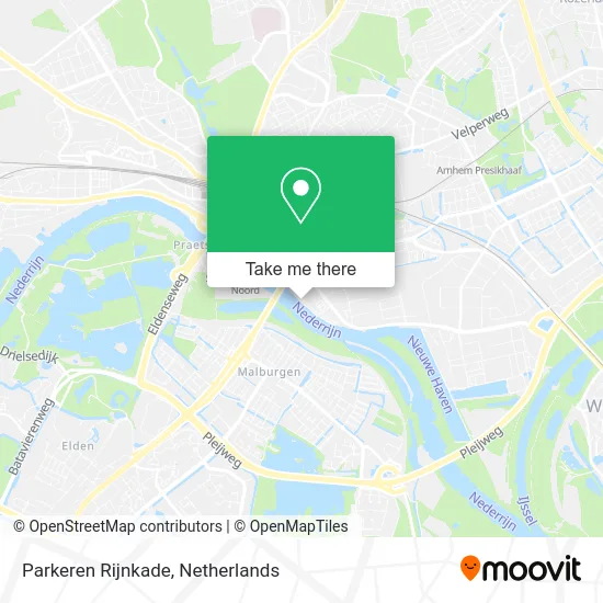 Parkeren Rijnkade map